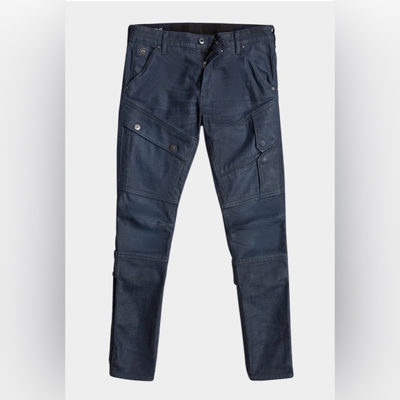 G-Star Raw Men’s Airblaze 3D Skinny Jeans in Blue - Picture 4 of 9